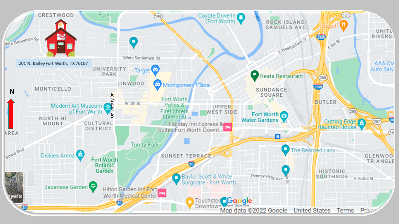 Map to Jo Kelly School